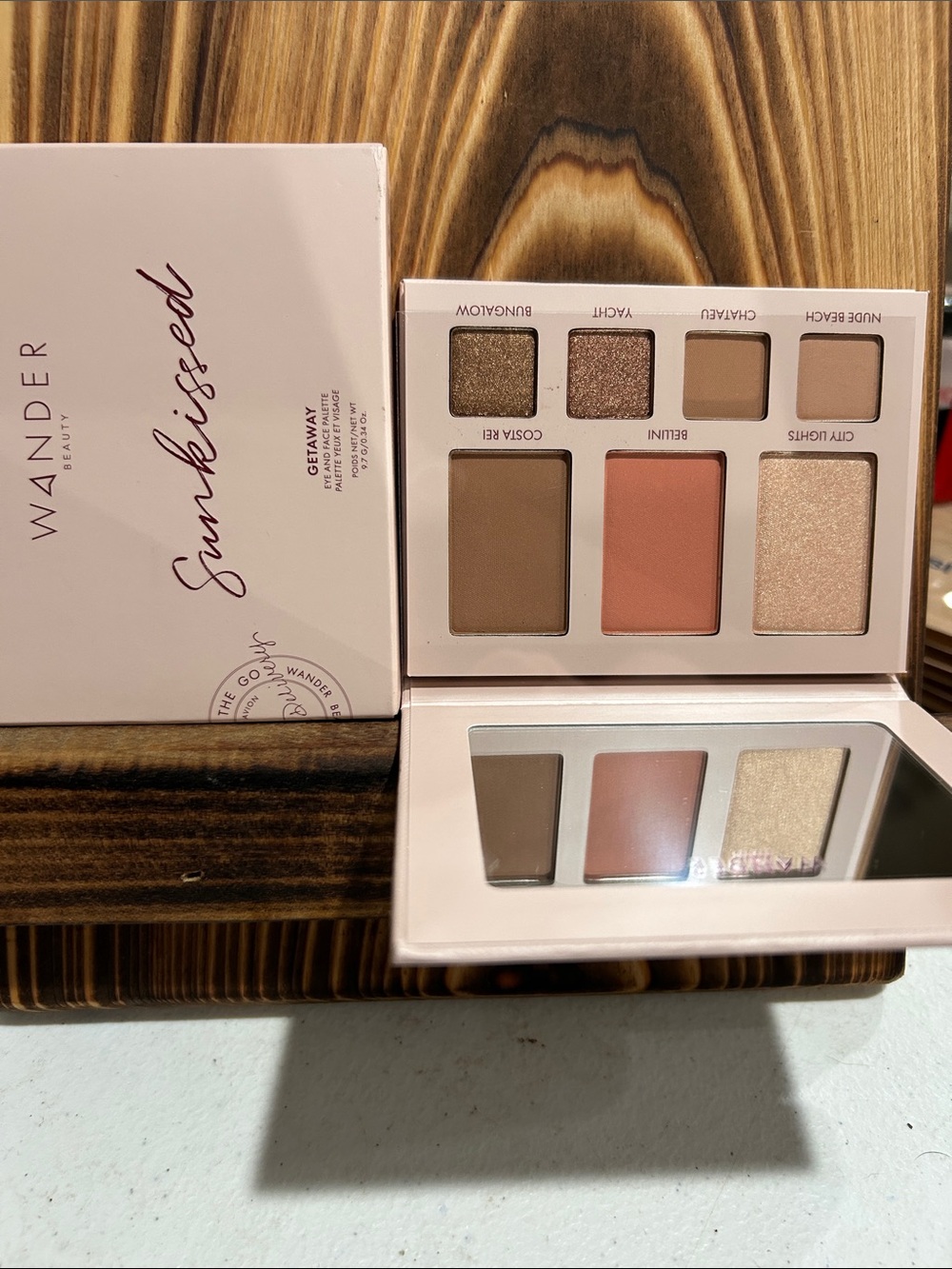 Wander Beauty Sunkissed Eyeshadow Palette — Pink, Bronze, Champagne
